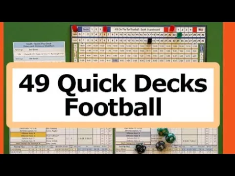 Hanging out with some Quick Decks Football