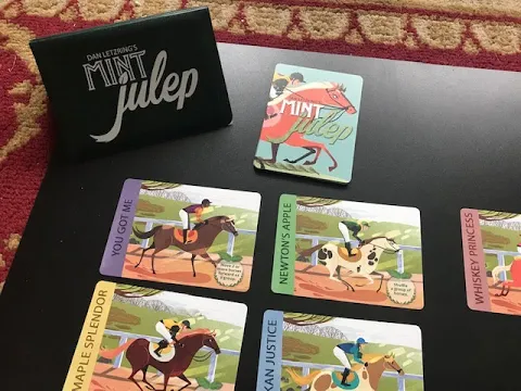 Mint Julep horse racing card game by Button Shy Games