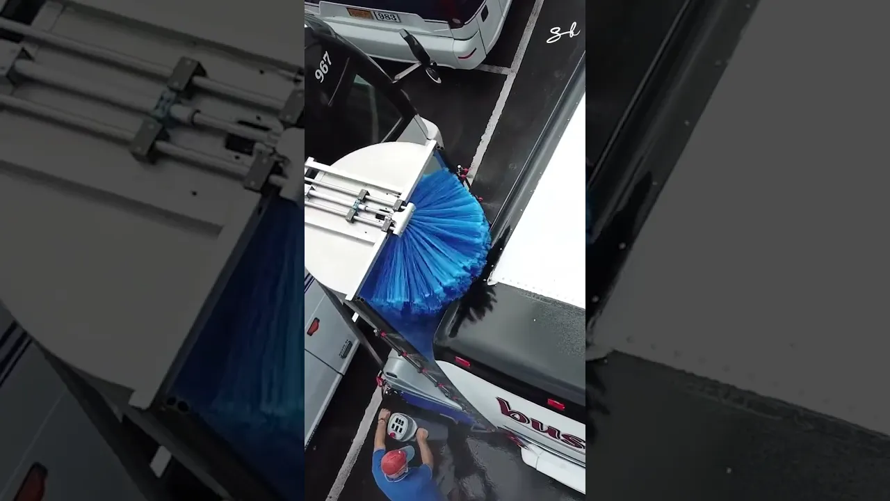 What do you think of this giant portable car wash machine? 😍