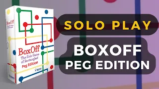 BoxOff Peg Edition Solo Board Gameplay | DaniCha