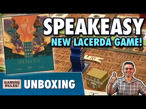 Speakeasy - New Lacerda Game - Unboxing