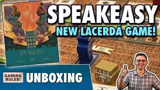 Speakeasy - New Lacerda Game - Unboxing