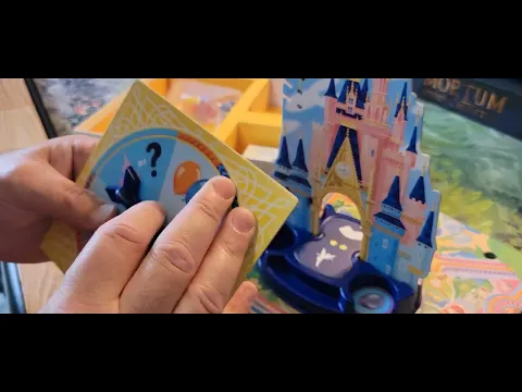 Unboxing Disney Happiest Day Game by Funko Games.