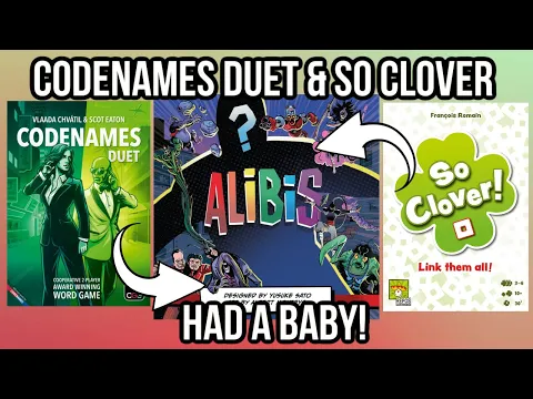 Alibis Board Game Review - So Clover & Codenames Duet Had a Baby!