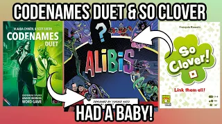 Alibis Board Game Review - So Clover & Codenames Duet Had a Baby!