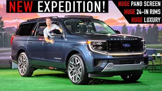 2025 Ford Expedition Platinum -- HUGE Luxury & Tech, But Can it BEAT Tahoe?? (Innovative Tailgate)