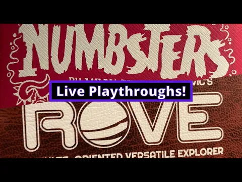 Button Shy Games Solo DOUBLEHEADER: Numbsters + ROVE