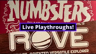 Button Shy Games Solo DOUBLEHEADER: Numbsters + ROVE