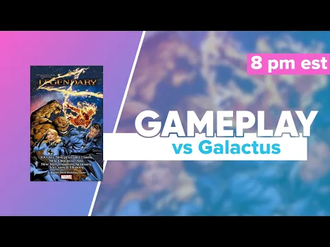 Marvel Legendary Fantastic Four vs Galactus Gameplay & First Impressions