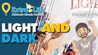 Disney Chronicles of Light Darkness Falls Playthrough | Extra Life Tabletop Appreciation Weekend