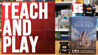 Pocket Master Builder | How to Play & Solo Playthrough by Cardboard East
