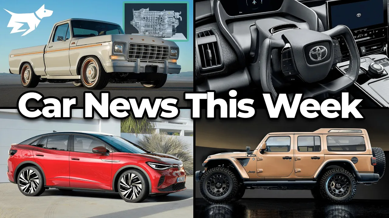 Ford F-100 Eluminator, Jeep Overlook, VW ID5 and Toyota BZ4X | Car news wrapped | Chasing Cars