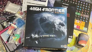 High Frontier 4 All (Ion) - Unbox & Quick Look of a Game by an actual Rocket Scientist!