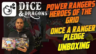 Dice and Dragons - Power Rangers Heroes of the Grid Once a Ranger Pledge Unboxing