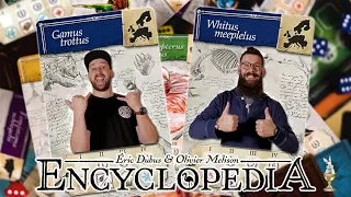 Coup d'oeil sur le jeu ENCYCLOPEDIA ! [Règles + Avis]  @Holy Grail Games ​
