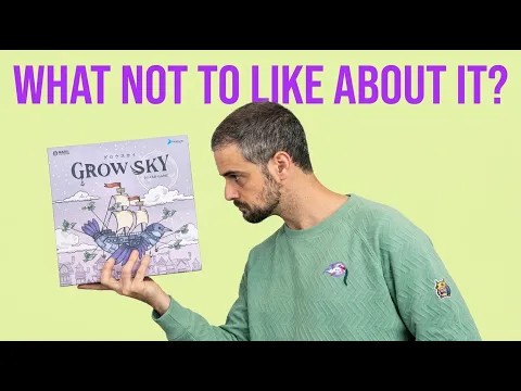 GROW SKY - STRATEGIC point salad that works! |Board Game Review|