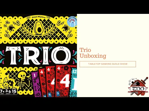 Trio Board Game Unboxing