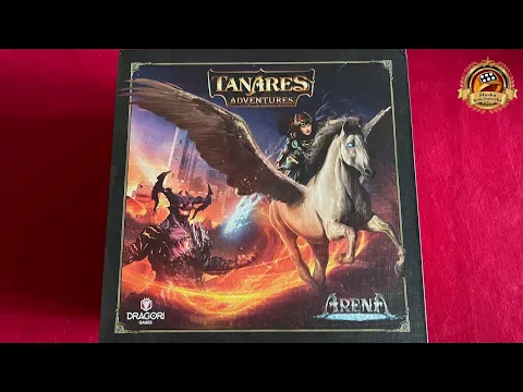 Odpakowanie gry planszowej Tanares Adventures od Dragori Games