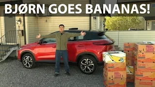 Xpeng G3 banana box test