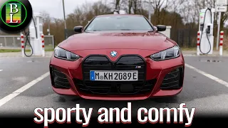 BMW i4 M60 Range Test at 110 km/h (68mph)⚡ Highway/Country Road Mix