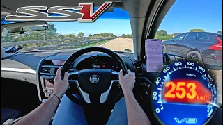 AUSTRALIAN V8 MANUAL WAGON on the GERMAN AUTOBAHN!?