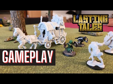 'Lasting Tales' First Look Gameplay - Solo/Coop Tabletop Skirmish Game