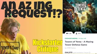 Towers of Yoma - A Mazing Tower Defense Game(D+) That Fan to Buy Rate.- Kickstarter Critique Review