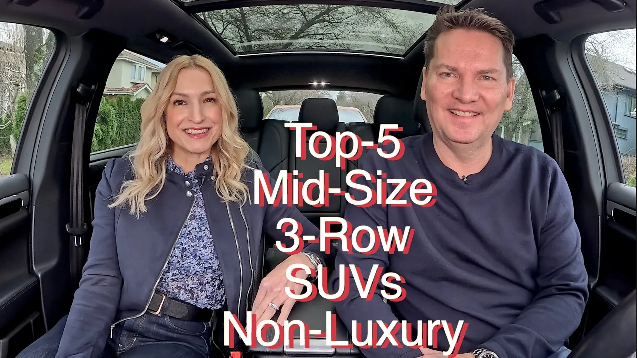 Our 2025 Top-5 Mid-Size 3-Row SUV picks // Which one is right for you?
