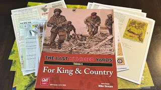 The Last Hundred Yards Volume 5: For King & Country (GMT) - Unbox + Movie + D-Day Week
