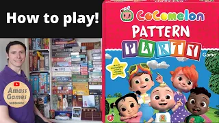 Cocomelon Pattern Party 3+ #childrens #boardgame #howtoplay #unboxing #funko #amassgames #kids