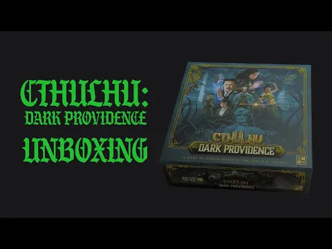Cthulhu: Dark Providence UNBOXING