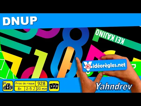DNUP Vidéorègle 4K du Jeu de Société par Yahndrev (#928)