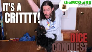 Puppy rolls a d20 Crit in Dice Conquest Game