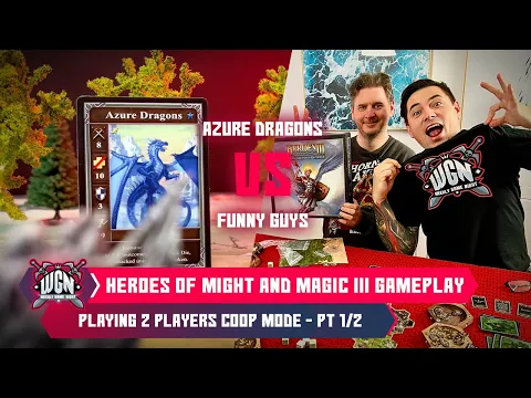 Heroes of Might and Magic III playthrough (Heroes 3 board game gameplay) - Pt 1/2