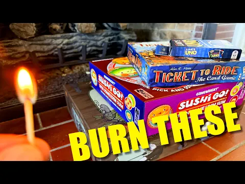 Four Board Games You Should Throw In Your Fireplace