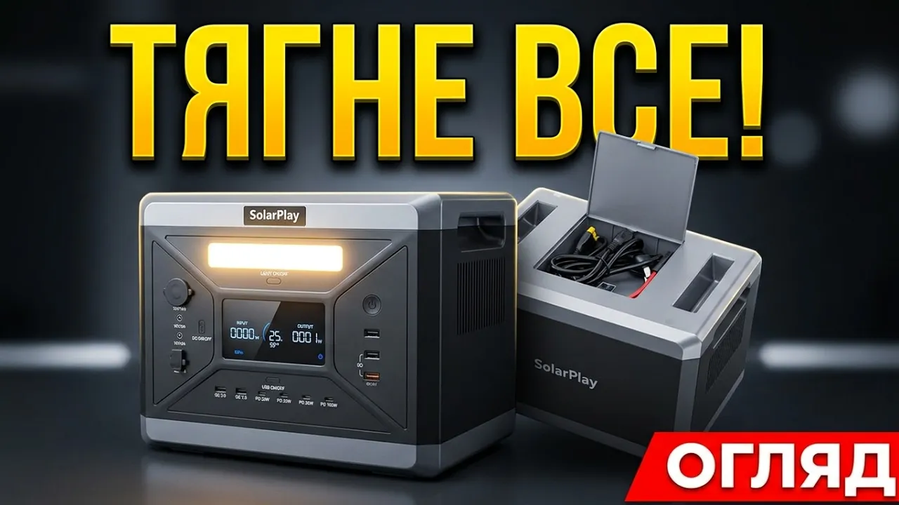 Портативна зарядна станція SolarPlay Q2501