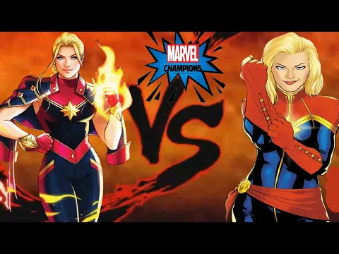 Blonde Ambition: Marvel Champions Civil War Gameplay Captain Marvel vs Captain Marvel