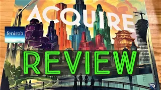 Acquire Board Game I Review & Recap