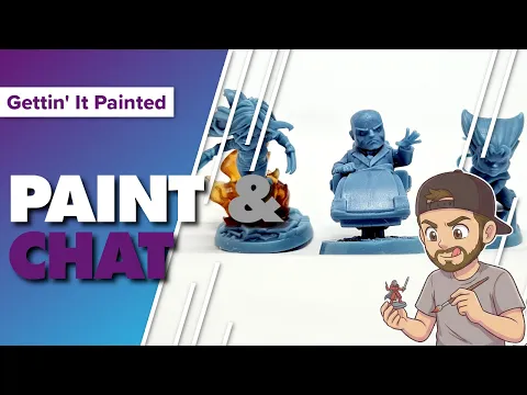Marvel United Miniature Painting Live Stream and Chat