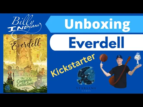 Everdell: The Complete Collection Kickstarter Unboxing + The Wanderer's Guide Kickstarter