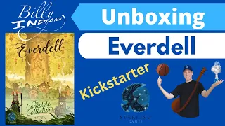 Everdell: The Complete Collection Kickstarter Unboxing + The Wanderer's Guide Kickstarter
