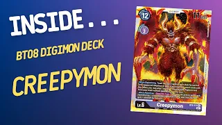 Inside…Creepymon DECK - BT08 DIGIMON CARD GAME (4K60fps)
