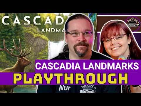 Cascadia Landmarks | Lernpartie Playthrough | Ersteindruck