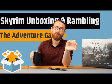Skyrim: The Adventure Game Unboxing & Rambling - This Was A Fun World To Be In