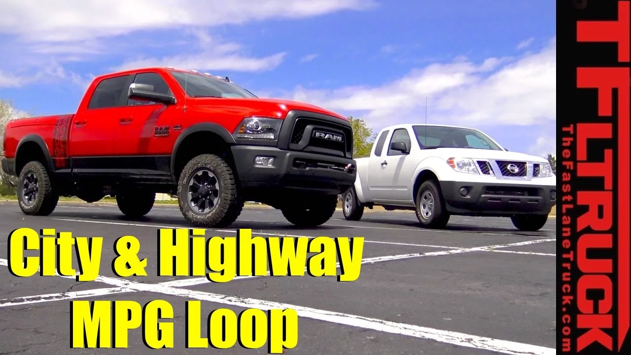 2017 Ram Power Wagon and Nissan Frontier City & Highway MPG Review