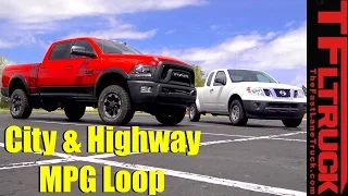 2017 Ram Power Wagon and Nissan Frontier City & Highway MPG Review
