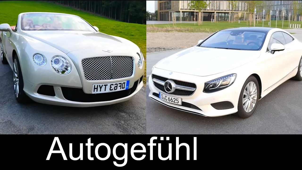 Best top luxury coupé comparison test review Mercedes S-Class Coupé S500 vs Bentley Continental GTC
