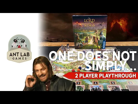Lord of the Rings: Adventure to Mount Doom Board Game | Playthrough | First Impression