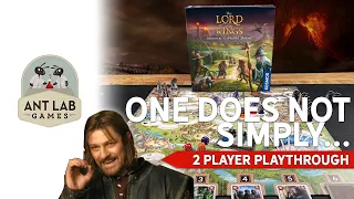 Lord of the Rings: Adventure to Mount Doom Board Game | Playthrough | First Impression