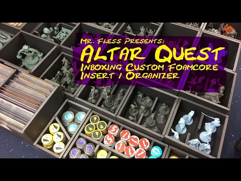 Altar Quest: Foamcore Insert / Organizer (Inboxing)